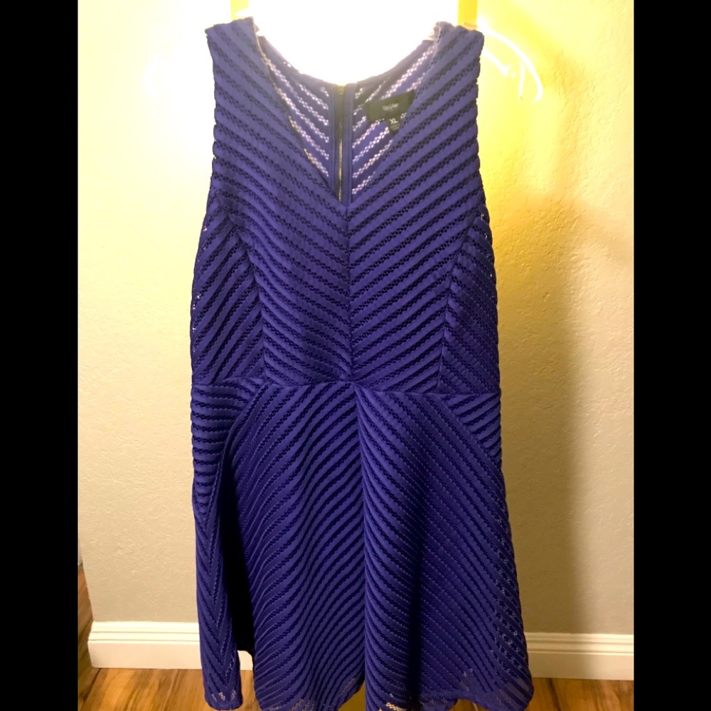 Massimo purple sleeveless dress